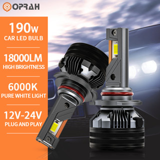 ((2 ชิ้น) หลอดไฟสปอตไลท์ S85 190W H4 LED 3570 H1 H7 H8 H11 HB3 9005 HB4 9006 18,000LM พลังงานสูง สําหรับรถยนต์