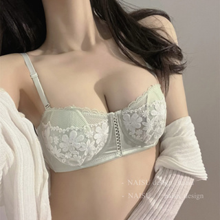 ชุดชั้นใน บราลูกไม้ ชุดชั้นในสตรี คัพบางเฉียบ Bralette 32-38AB