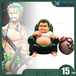 โมเดลฟิกเกอร์ Pvc รูปการ์ตูนอนิเมะวันพีช Roronoa Zoro Luffy Sanji ขนาด 15 ซม. พร้อมกล่องของขวัญ ของเล่นสําหรับเด็ก