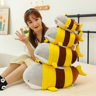 ของเล่นตุ๊กตาฉลาม ผึ้ง และผึ้ง ขนาด 28 ซม. 38 ซม.