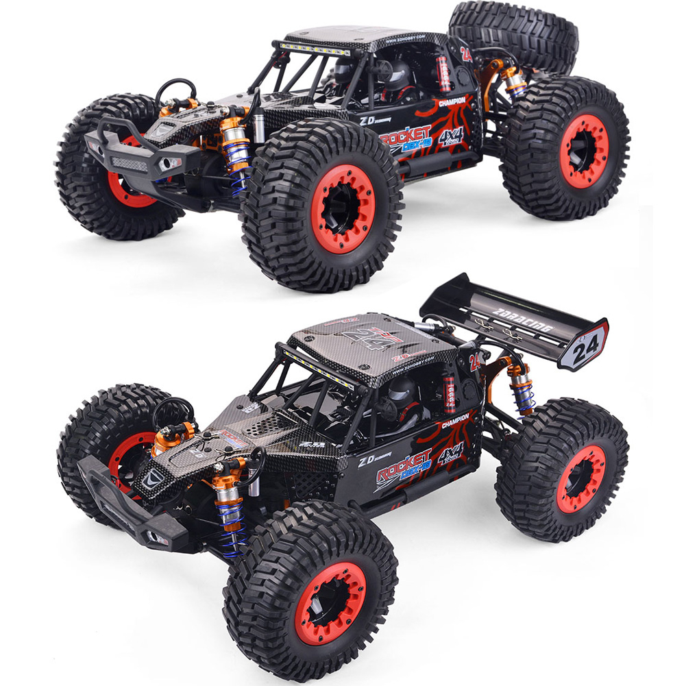รถบรรทุกบังคับวิทยุ ความเร็วสูง 80กม./ชม. ZD Racing DBX 10 1/10 4WD 2.4G Desert Truck Brushless