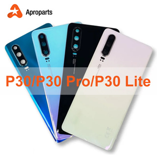 สําหรับ Huawei P30 P30 Pro P30 Lite แบตเตอรี่ ฝาครอบด้านหลัง ประตู เคสด้านหลัง เปลี่ยนได้ พร้อมเลนส์กล้อง