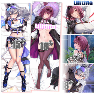 Dakimakura ปลอกหมอน ลายการ์ตูนอนิเมะ Honkai:Star Rail Silver Wolf and Kafka Honkai Star Rail Game ปลอกหมอนบอดี้ ปลอกหมอน ทําเอง