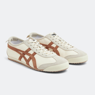 Onitsuka Mexico 66 แบรนด์เก่าแก่ สไตล์ญี่ปุ่นคลาสสิก®รองเท้าผ้าใบหนังลําลอง เข้ากับทุกการแต่งกาย สไตล์คลาสสิก แฟชั่นเรโทร