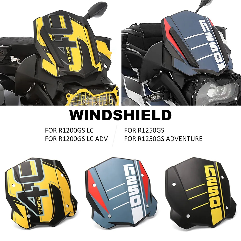 ใหม่ กระจกกันลมรถจักรยานยนต์ สําหรับ BMW R 1250 GS R1250GS ADV Adventure R 1200 GS LC R1200GS LC Adv