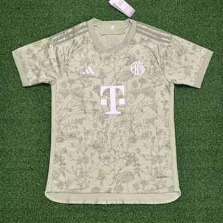 【Fans Issue Kit 】เสื้อกีฬาแขนสั้น ลายทีมชาติฟุตบอล Bayern 23 24 ไซซ์ S-2XL