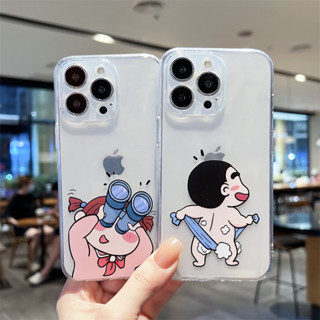 เคสโทรศัพท์มือถือ ซิลิโคน บางมาก ลายการ์ตูนชินจังน่ารัก หรูหรา สําหรับ Xiaomi Redmi K20 K30 I ZOOM ultra K40 K50 NOTE 7 8 9 10 11 5G T Pro plus