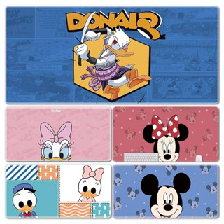 【Mickey Minnie】Cartoon Cute Mouse Pad Super Creative Big Game Computer Female Keyboard Office Man Long Desk Mat