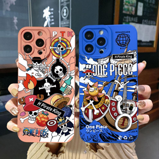 เคสโทรศัพท์มือถือ ขอบสี่เหลี่ยม ลาย One Piece Pirate King สําหรับ OPPO Reno7 4G Reno6 Reno8 Z 5G Reno5 F Reno2 F Reno3 Reno4 A17 A17K A77S A57S