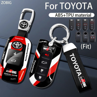 Zobig เคสกุญแจรีโมตรถยนต์ ABS พร้อมพวงกุญแจ สําหรับ Toyota Raize DAIHATSU Rocky Tanto Myvi ATIVA