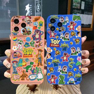 เคสโทรศัพท์มือถือ ขอบสี่เหลี่ยม แบบเต็ม ลาย Toy Stories สําหรับ Samsung Galaxy S22 Plus Note 20 Ultra S21 FE S20