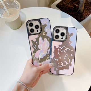 เคสโทรศัพท์มือถือแบบแก้วแข็ง ใส ขอบนิ่ม ลายก้อนเมฆน่ารัก สําหรับ iPhone 13 Pro Max 11 12 13 14 Pro Max 14