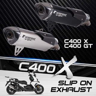 Akrapovic ท่อไอเสีย 470 มม. สําหรับ BMW C400GT C400X