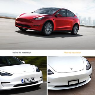 ตัวยึดป้ายทะเบียนรถยนต์ อลูมิเนียมอัลลอย ไม่ต้องเจาะรู สําหรับ Tesla Model 3 Model Y