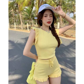 @@ สินค้าใหม่ + สูทเด็กผู้หญิง ปรารถนาบริสุทธิ์ ฤดูร้อน สไตล์ใหม่ เสื้อคาร์ดิแกน เวอร์ชั่นเกาหลี กางเกงสะโพก แฟชั่น ชุดสองชิ้น