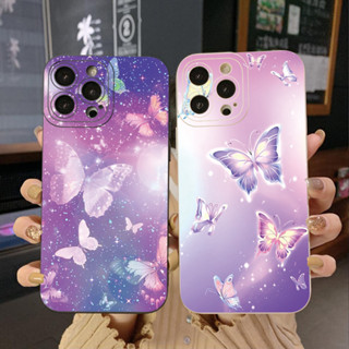 เคสโทรศัพท์มือถือ ขอบสี่เหลี่ยม ลายดอกไม้ แวววาว สําหรับ Infinix Hot 12i 10S 11 10 Play 11S 10i Smart 6 HD X6511 X657B X6512 Note 12 G96