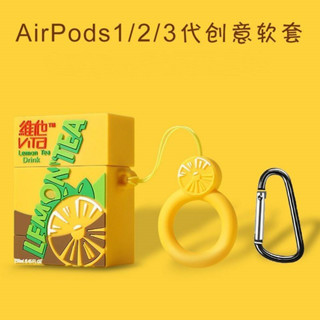 เคสหูฟังบลูทูธ ซิลิโคน ลายชานมมะนาว Vita สําหรับ Airpods 2 Pro