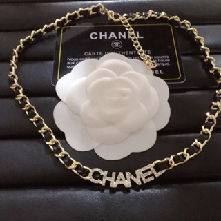 Chanel สร้อยคอ สีทอง ดํา คุณภาพสูง สไตล์ใหม่ หรูหรา สําหรับผู้หญิง103368