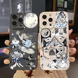 เคสป้องกันโทรศัพท์มือถือ ขอบสี่เหลี่ยม ลายสาวเวทมนตร์ สําหรับ Realme C35 C11 2021 C12 C15 C21Y C25Y C25S Realme5 5i 6i 8 Pro