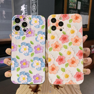 เคสโทรศัพท์มือถือ ขอบสี่เหลี่ยม ลายดอกไม้ หรูหรา สําหรับ Infinix Hot 12i 10S 11 10 Play 11S 10i Smart 6 HD X6511 X657B X6512 Note 12 G96