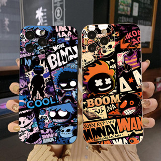 เคสป้องกันโทรศัพท์มือถือ ขอบสี่เหลี่ยม สําหรับ iPhone 14 Plus 13 Pro Max 12 iPhone 11 XR 8 7 SE 2022