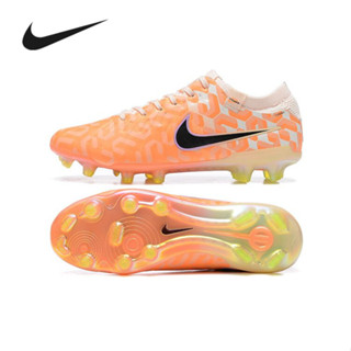 Nike Tiempo Legend 10 Elite รองเท้าฟุตบอล FG ถักเต็ม 39-45