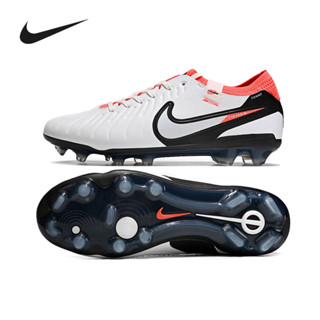 Nike Tiempo Legend 10 Elite รองเท้าฟุตบอล FG ถักเต็ม 35-45