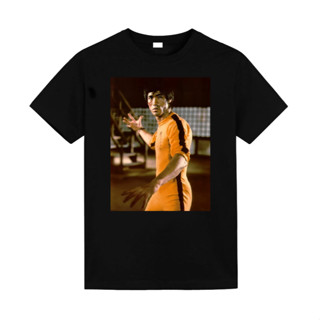 เสื้อยืด พิมพ์ลายมวย Bruce Lee Kung Fu Cut สไตล์วินเทจ คลาสสิก เรโทร