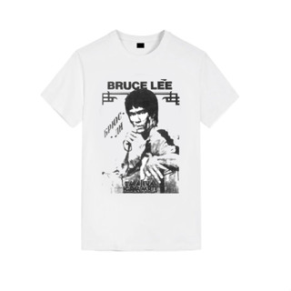 เสื้อยืดแขนสั้น พิมพ์ลาย Bruce Lee แฟชั่นฤดูร้อน สไตล์จีน สําหรับผู้ชาย