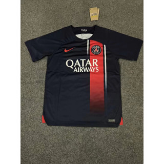 เสื้อกีฬาแขนสั้น ลายทีมชาติฟุตบอล Paris Saint-Germain 23-24 ชุดเหย้า