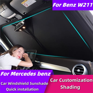 ม่านบังแดดกระจกหน้ารถยนต์ สําหรับ Mercedes benz W211 2002-2009