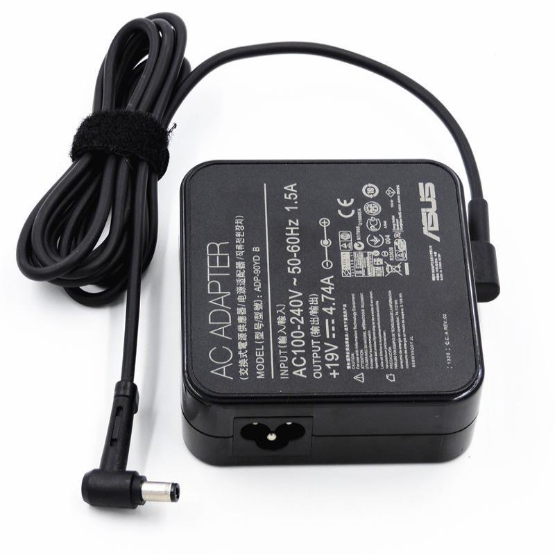 ใหม่ Asus แล็ปท็อปสายชาร์จ 19V 4.74A 5.5*2.5 มม.อะแดปเตอร์ AC A555Q U31S F80 F81 A43S