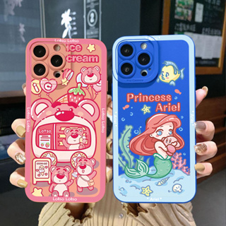 เคสโทรศัพท์มือถือ ขอบสี่เหลี่ยม ลาย Lotso Mermaid สําหรับ Samsung Galaxy A33 A53 A73 5G A32 A52S A72 A31 A41 A71