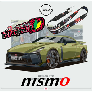 Jdm พวงกุญแจสายคล้องคอรถยนต์ สําหรับ Nissan Nismo GTR