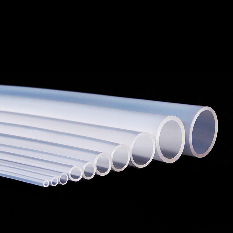 Ø ท่อเทฟลอน PTFE F4 PFA ทนอุณหภูมิ 0.8 มม.~36 มม. -190℃ ~ 280℃ กรดและด่างต้านทาน