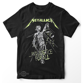 เสื้อยืดพรีเมี่ยม พิมพ์ลาย metallica hnm uniqlo carrousell | Kaos metallica 5 AND JUSTICE FOR ALL / Premium Tshirt metallica / hnm uniqlo carrousell / kaos band