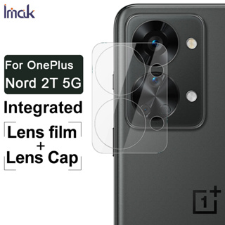 Imak OnePlus Nord 2T 5G HD ฟิล์มเลนส์ บางพิเศษ + ฝาปิดเลนส์ 2 in 1 กล้อง กระจกนิรภัย ฟิล์มป้องกันเลนส์