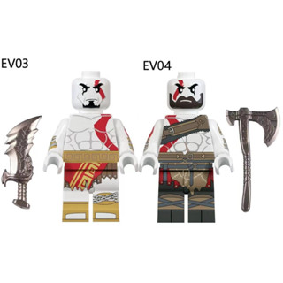 Moc ของเล่นฟิกเกอร์ Kratos God of War EV03 EV04