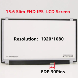 แผงหน้าจอแล็ปท็อป LCD 15.6 นิ้ว IPS EDP 30pin NV156FHM-N42 NV156FHM-N41 B156HAN04.4 B156HAN06.1 B156HAN04.1 1920x1080 สําหรับ Dell 75675570