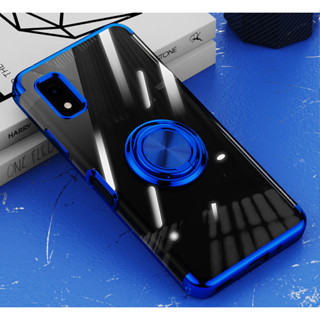 เคสซิลิโคนใส แบบนิ่ม พร้อมแหวนแม่เหล็ก สําหรับ Sharp Wish 3 Aquos Wish 3