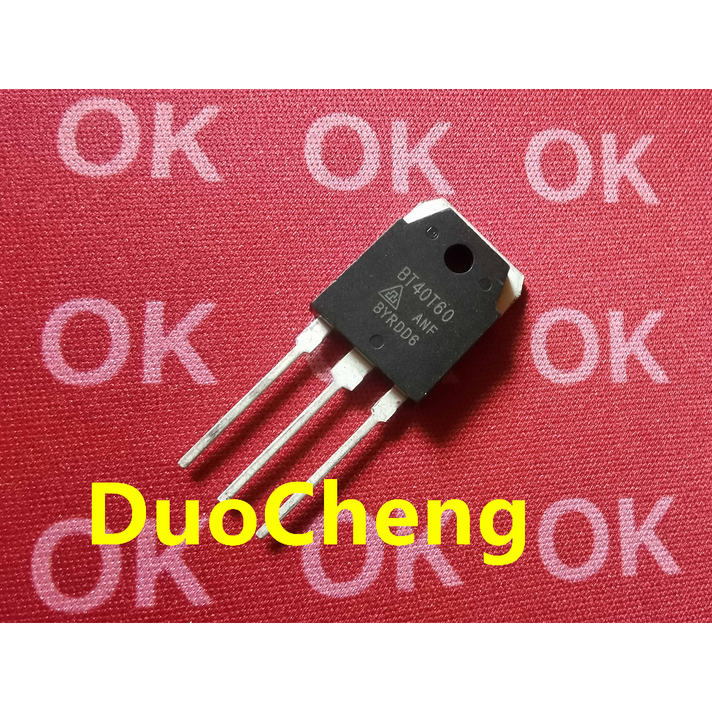 ((10 ชิ้น) BT40T60 BT40T60ANF สต็อกพร้อมใหม่เอี่ยม TO-3P 600V 40A