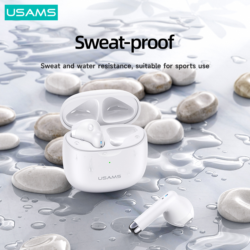 Usams IA BT Mini TWS หูฟังสเตอริโอไร้สาย HiFi ควบคุมแบบสัมผัส แบตเตอรี่ 28H
