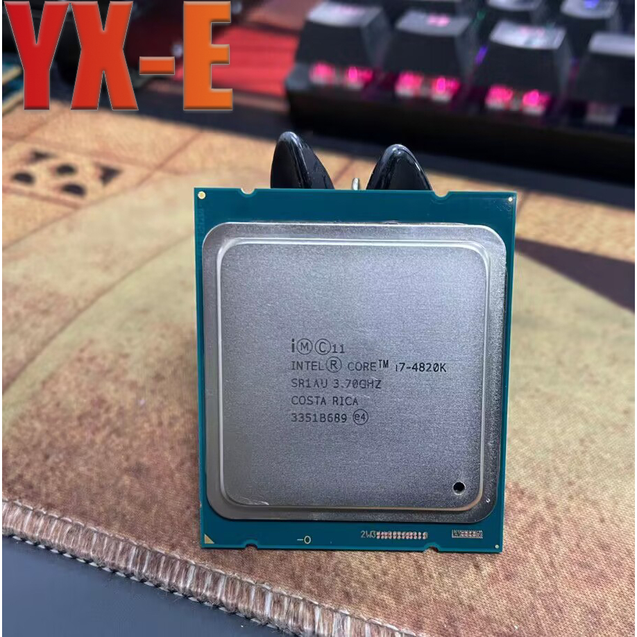 โปรเซสเซอร์ CPU Intel Core i7-4820K LGA2011 i7-4820K 3.7GHz มากกว่า 3.9GHz 4Core 8Thread 130W L3 cache 10MB พร้อมแผ่นกระจายความร้อน