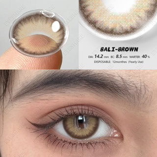 SparkleGirl🧿 คอนแทคเลนส์สี BALI BROWN/GRAY/GREEN/BLUE น้ำตาล เทา ฟ้า เขียว 1 คู่ เส้นผ่านศูนย์กลาง 14.2mm