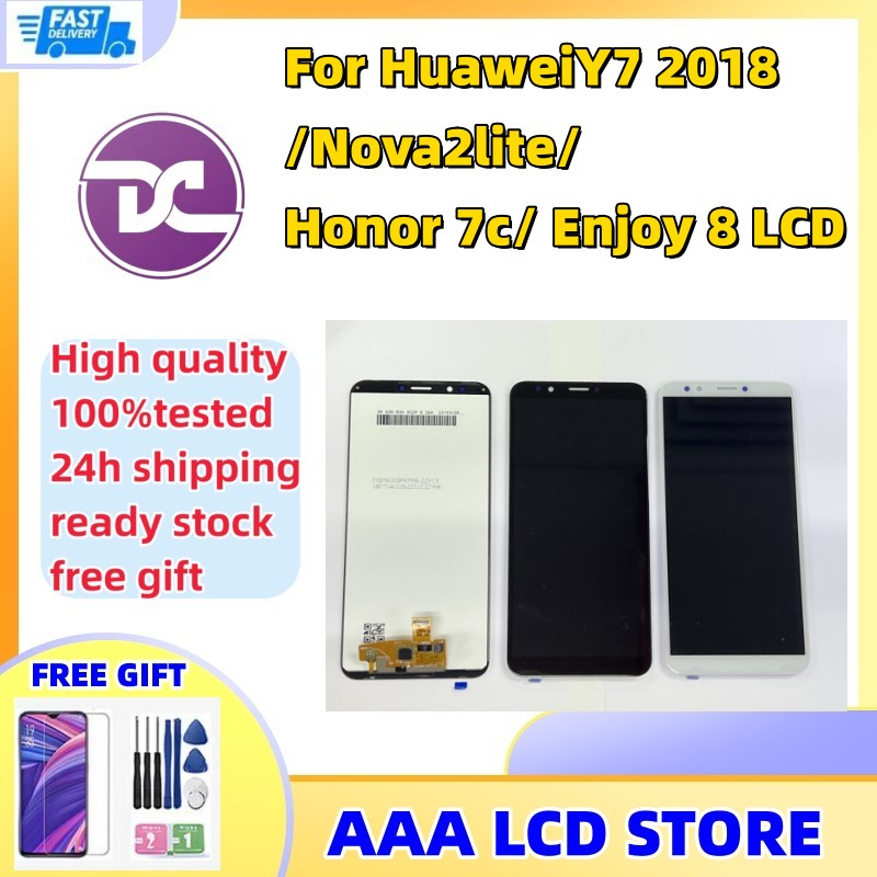 อะไหล่หน้าจอ LCD พร้อมกรอบ สําหรับ Huawei Nova2Lite Huawei Y7 Prime 2018 Y7 Pro 2018 HONOR 7C