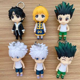 พวงกุญแจ จี้ฟิกเกอร์ อนิเมะ Hunter x Hunter Killua Zoldyck Gon Freecss Kurapika Hisoka Kulolo Lushilufelu ขนาด 8 ซม. สําหรับเก็บสะสม 8 ชิ้น