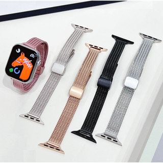 สายนาฬิกาข้อมือสเตนเลสสตีล สําหรับ Watch Series8 Series7 6 5 4 3 2 1 SE SE2 Ultra Strap ขนาด 49 มม. 41 มม. 45 มม. 42 มม. 38 มม. 44 มม. 42 มม.