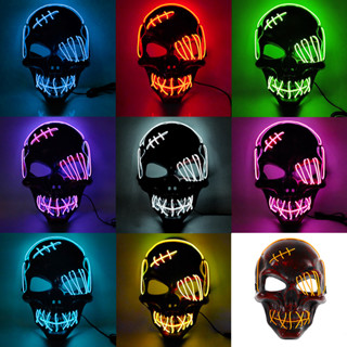 ขายดี หน้ากากโจรสลัด มีไฟ led เรืองแสง สําหรับปาร์ตี้ฮาโลวีน