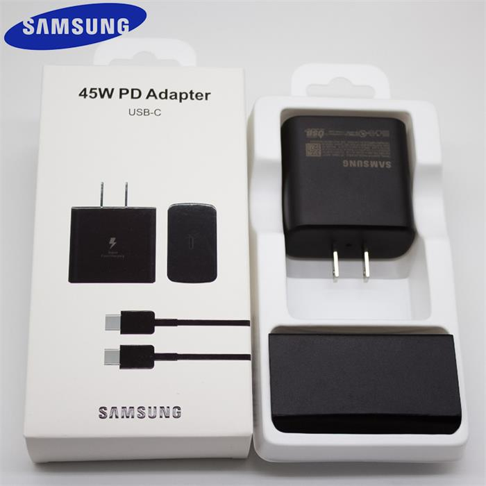 Samsung S23 Ultra 45W สายชาร์จ 2.0 ปลั๊ก US USB-C 5A สําหรับ Galaxy S22 S23 Plus A54 5G S22+ S23+ S21 S10 5G