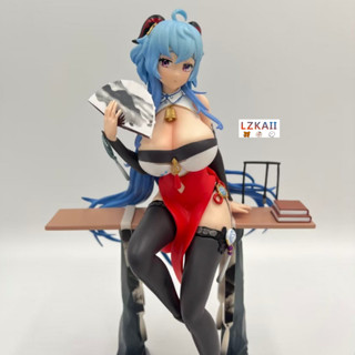 Genshin Impact APEX-TOYS Ganyu Desk Ver. โมเดลฟิกเกอร์ PVC รูปปั้นอนิเมะ Plenilune Gaze ขนาด 22 ซม. ของเล่นสะสม ของขวัญ สําหรับเด็กผู้หญิง